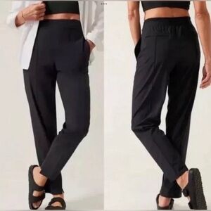 NWT Athleta Vienna Slim Pant 10 Black Medium